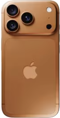 Front view of Iphone 17 pro
