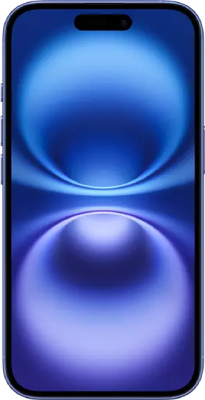 Front view of iPhone 16 Plus