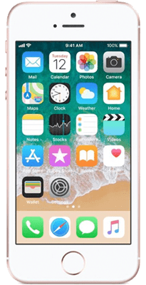 Front view of iPhone 5s